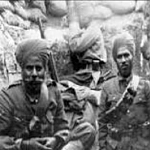Sikhs in the trenches of
Gallipoli in 1914.