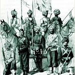 Imperialistic type image showing WW1 Sikhs.
