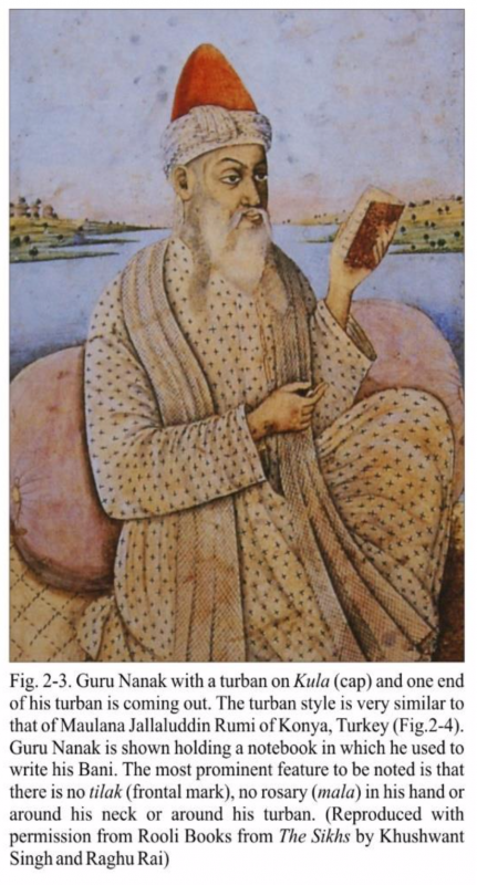 Guru Nanak Portrait - Rooli Books from the The Sikhs by Khushwant Singh and Raghu Rai.png