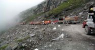 Trucks stuck at Rohtang Pass.jpg