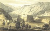 Photo of Skardu Fort taken in 1850 AD.jpg