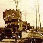 Lahore Division brought to the Flanders front in London double decker buses Oct 1914