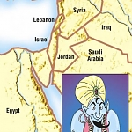 Middle East crisis caused by trouble making genie