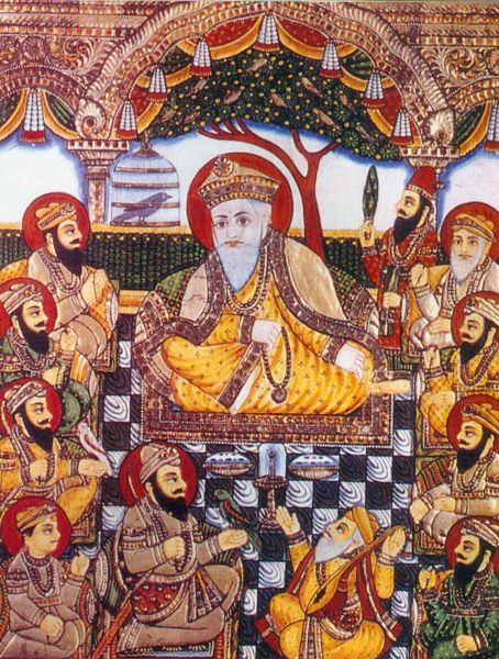 1 454px Sikh Gurus with Bhai Bala and Bhai Mardana