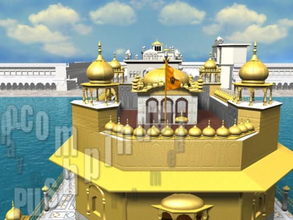 3d model Of Sri Harmandir Sahib