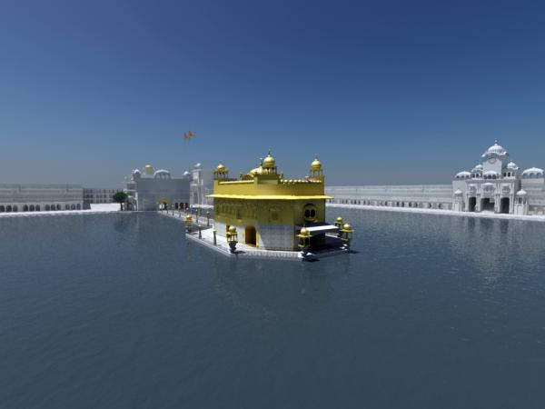 3d model Of Sri Harmandir Sahib1