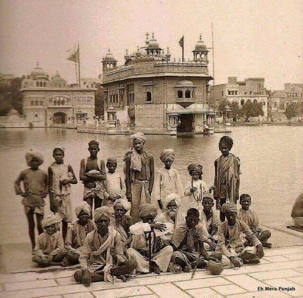 A rare photograph of Darbar Sahib, Amritsar...