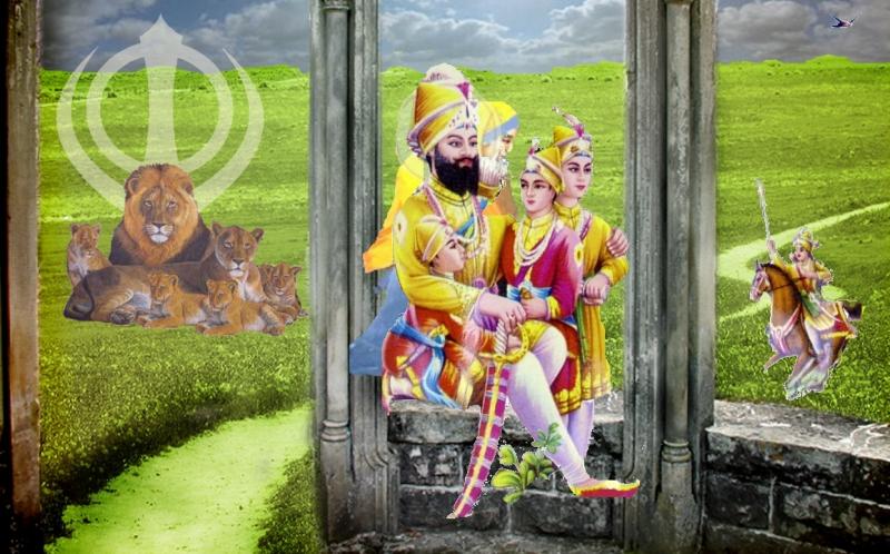 Guru Gobind Singh ji and family