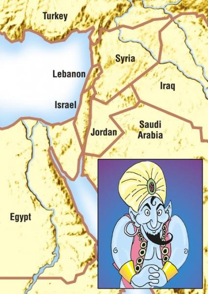 Middle East crisis caused by trouble making genie