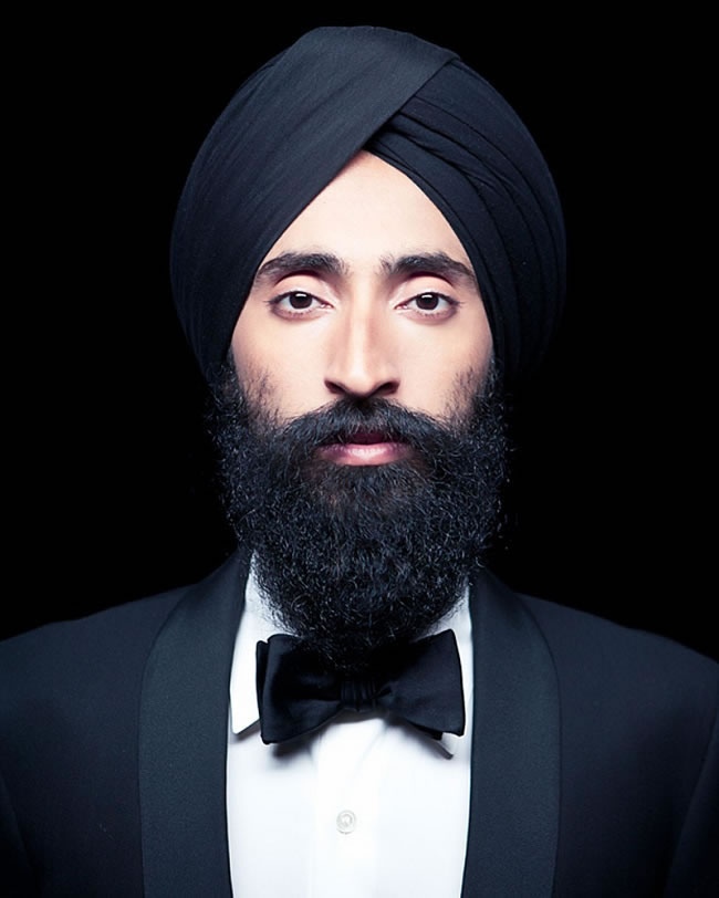 KaranJee Gaba - First Sikh Turbaned model of Louis Vuitton