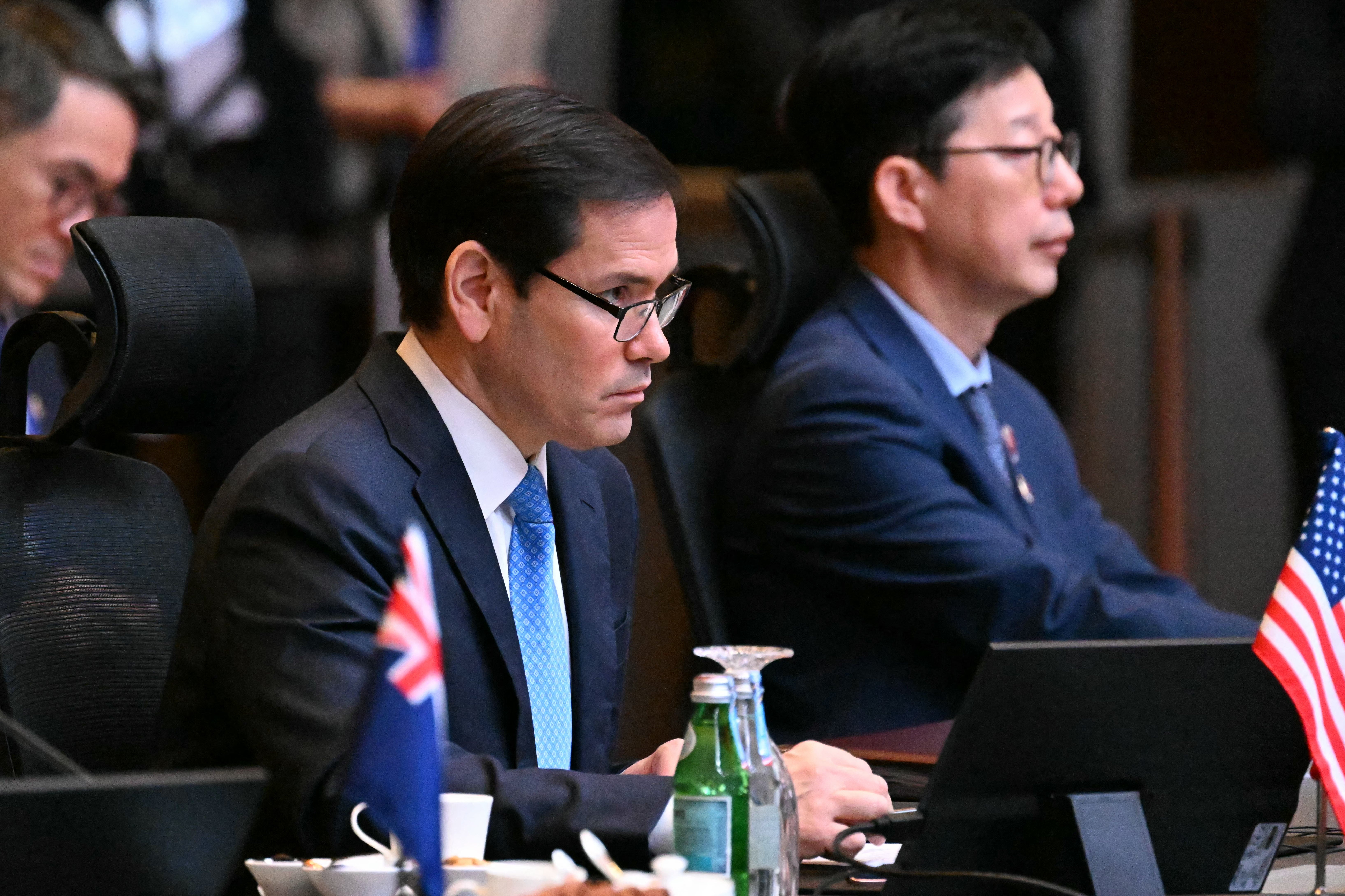 US secretary of state Marco Rubio attends the 15th East Asia Summit Foreign Ministers' meeting during the 58th Association of Southeast Asian Nations (Asean) Foreign Ministers' meeting