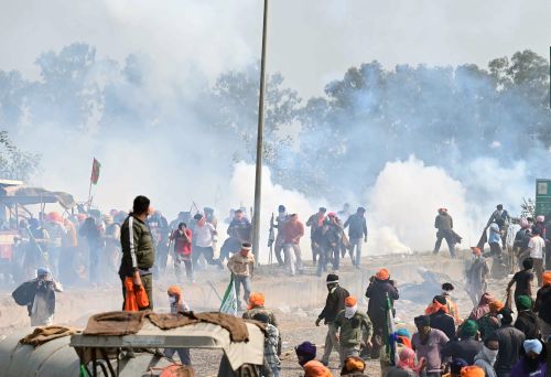 Tear gas caused injuries to farmers